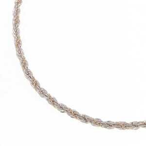 Tiffany & Co twisted rope chain necklace sterling pendant combination screw